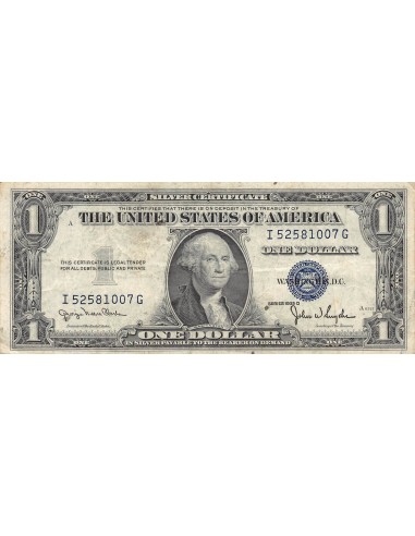 USA, GEORGE WASHINGTON - 1 SILVER DOLLAR 1935 D - TB+