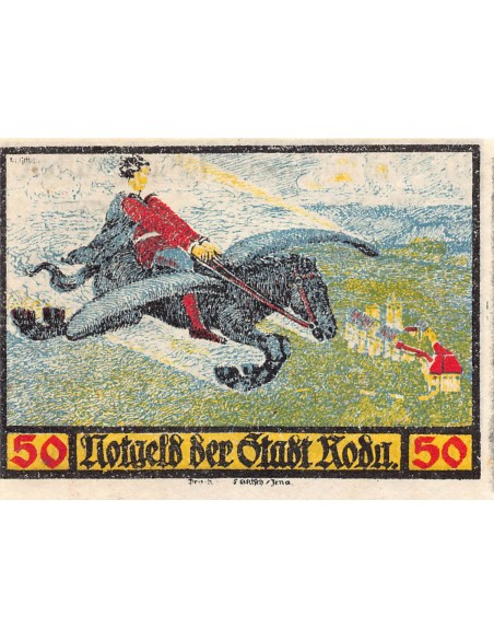 ALLEMAGNE, RODA - 50 PFENNIG 1921