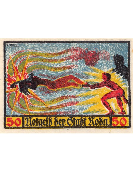 ALLEMAGNE, RODA - 50 PFENNIG 1921