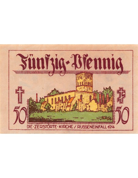 ALLEMAGNE, NEIDENBURG - 50 PFENNIG 1921