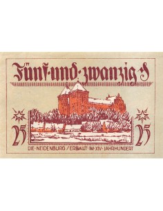 ALLEMAGNE, NEIDENBURG - 25 PFENNIG 1921 2