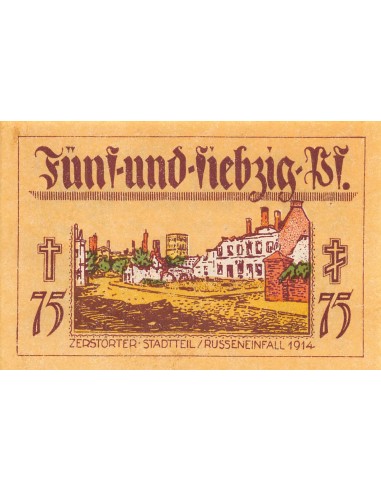 ALLEMAGNE, NEIDENBURG - 75 PFENNIG 1921