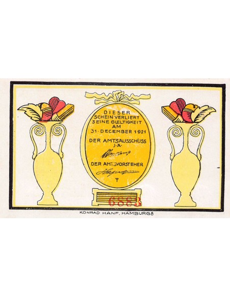 ALLEMAGNE, OSTERHORN - 60 PFENNIG 1921