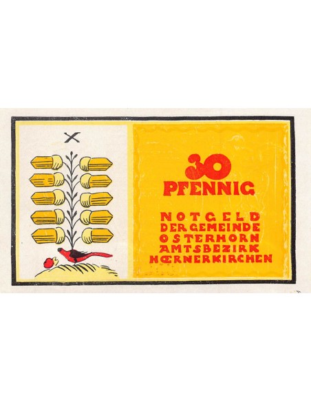 ALLEMAGNE, OSTERHORN - 30 PFENNIG 1921