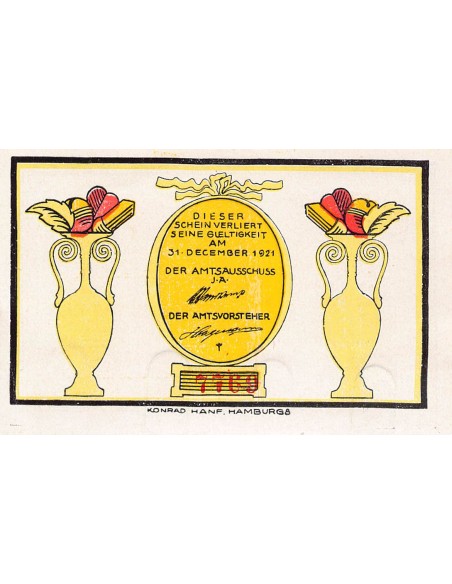 ALLEMAGNE, OSTERHORN - 70 PFENNIG 1921