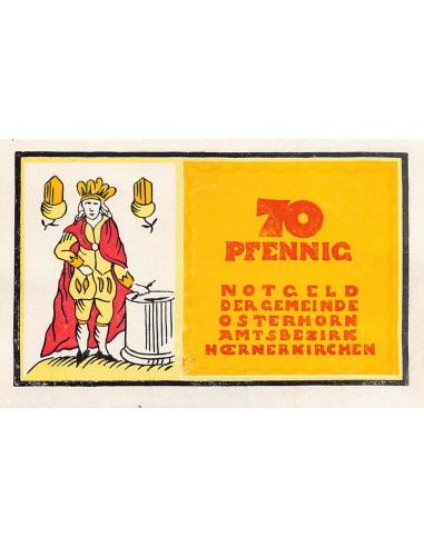 ALLEMAGNE, OSTERHORN - 70 PFENNIG 1921