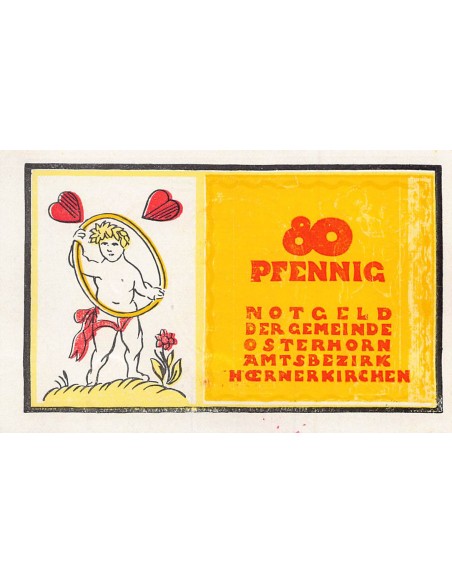 ALLEMAGNE, OSTERHORN - 80 PFENNIG 1921