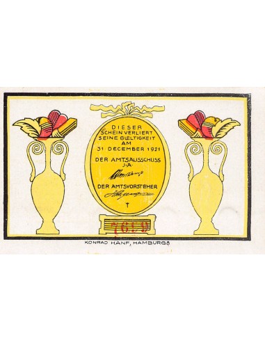 ALLEMAGNE, OSTERHORN - 40 PFENNIG 1921