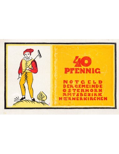 ALLEMAGNE, OSTERHORN - 40 PFENNIG 1921