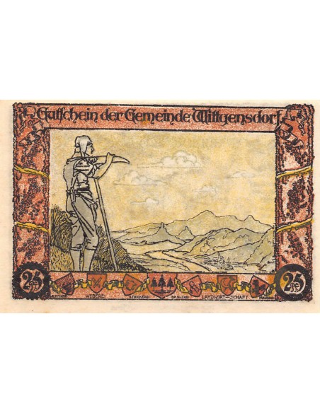 ALLEMAGNE, WITTGENSDORF - 25 PFENNIG 1921