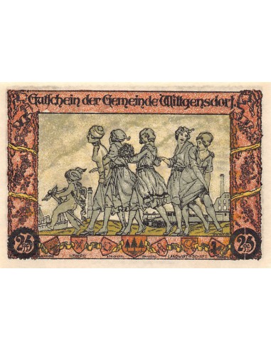 ALLEMAGNE, WITTGENSDORF - 25 PFENNIG 1921