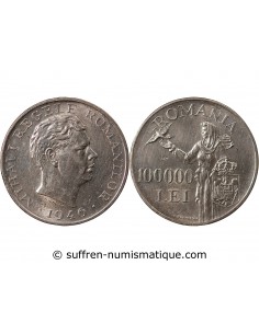ROUMANIE, MIHAI Ier - 100000 LEI 1946