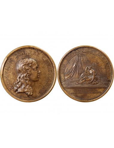 LOUIS XIV - MÉDAILLE MAUGER 1656 - PRISE DE LA CAPELLE