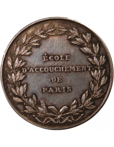 ECOLE D'ACCOUCHEMENT, PRIX DE BONNE CONDUITE - MÉDAILLE ARGENT 1900
