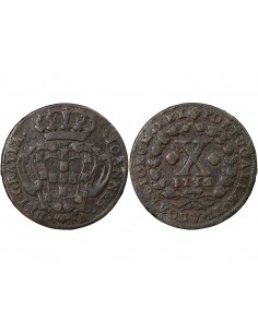 PORTUGAL, JEAN V - 10 REIS 1732 2