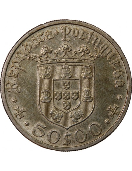 PORTUGAL - 50 ESCUDOS ARGENT 1968 - PEDRO ALVARES CABRAL