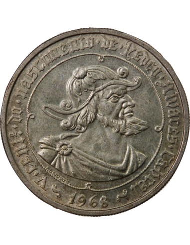 PORTUGAL - 50 ESCUDOS ARGENT 1968 - PEDRO ALVARES CABRAL