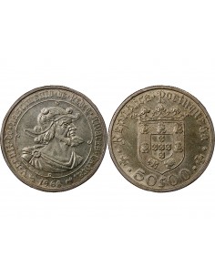 PORTUGAL - 50 ESCUDOS ARGENT 1968 - PEDRO ALVARES CABRAL 2