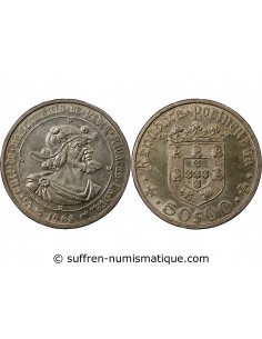 PORTUGAL - 50 ESCUDOS ARGENT 1968 - PEDRO ALVARES CABRAL