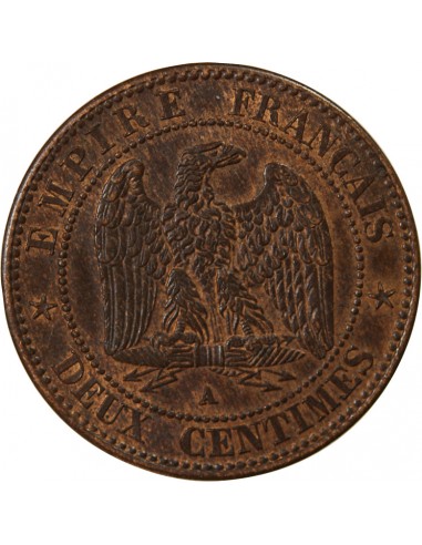 NAPOLEON III - 2 CENTIMES 1861 A PARIS
