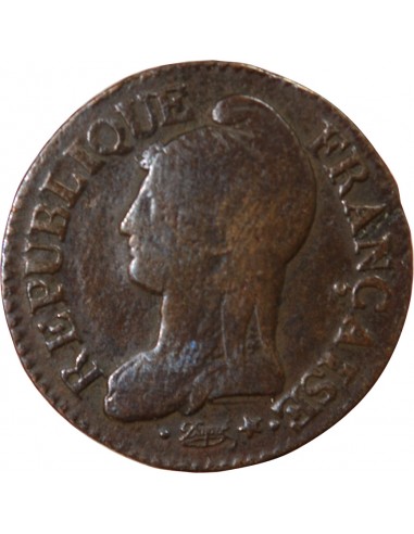 DUPRÉ - 5 CENTIMES AN 8. AA METZ