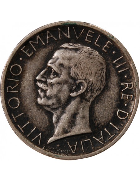 ITALIE, VICTOR-EMMANUEL III - 5 LIRE ARGENT 1927 R ROME