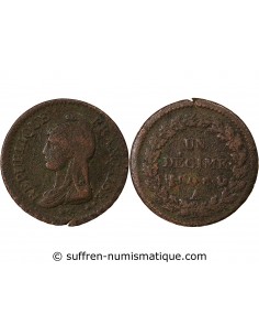 DUPRÉ - DECIME AN 8 A PARIS