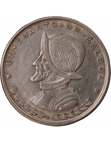 PANAMA - 1/4 BALBOA ARGENT 1961