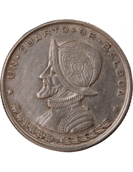 PANAMA - 1/4 BALBOA ARGENT 1961
