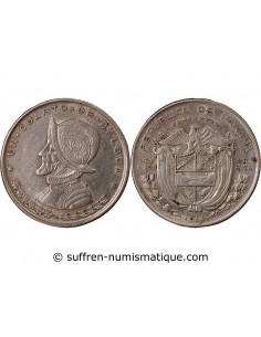 PANAMA - 1/4 BALBOA ARGENT 1961