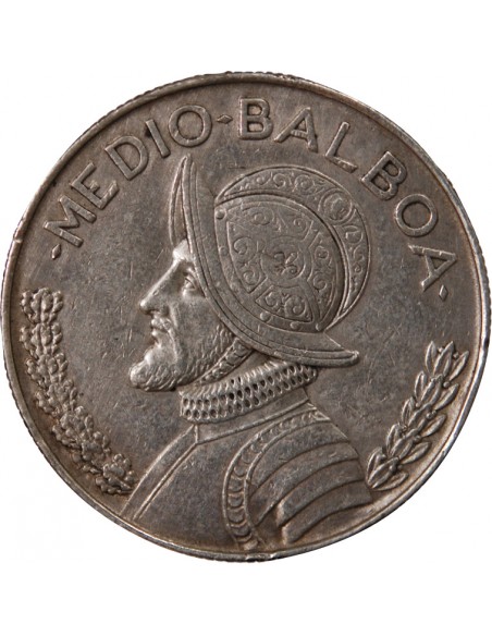 PANAMA - 1/2 BALBOA ARGENT 1962