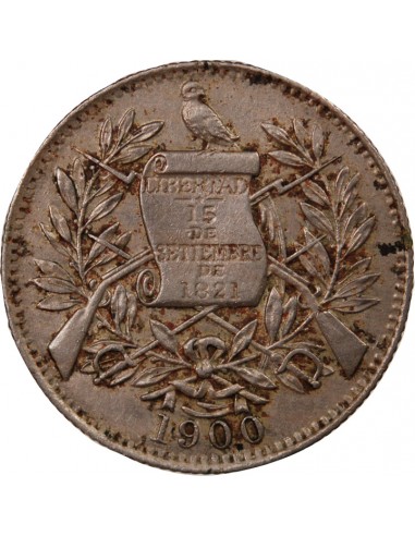 GUATEMALA - 1/2 REAL 1900