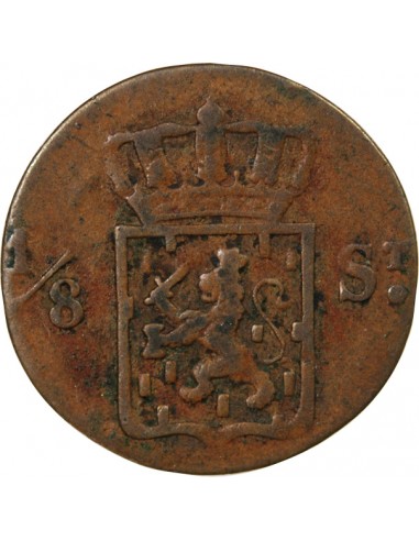 INDONESIE, WILLEM Ier - 1/8 STUIVER 1826 SUMATRA