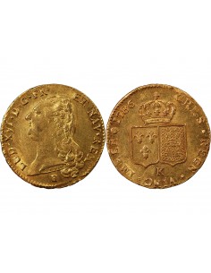 LOUIS XVI - DOUBLE LOUIS D'OR 1786 K BORDEAUX 2