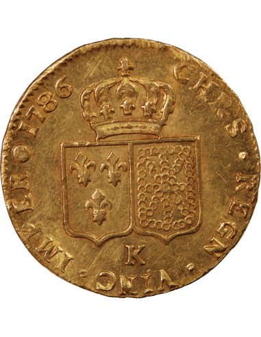LOUIS XVI - DOUBLE LOUIS D'OR 1786 K BORDEAUX