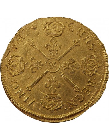 LOUIS XIV - DOUBLE LOUIS D'OR AUX INSIGNES 1704 AIX - R3