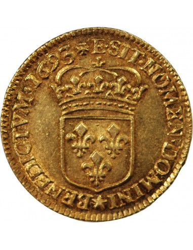 LOUIS XIV - LOUIS D'OR A l'ECU 1693 E TOURS
