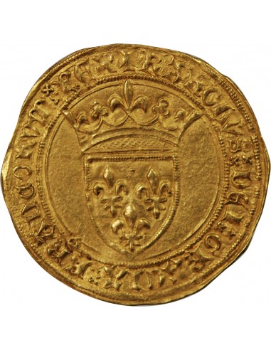 CHARLES VI LE FOU - ECU D'OR A LA COURONNE 1380 / 1422 PARIS