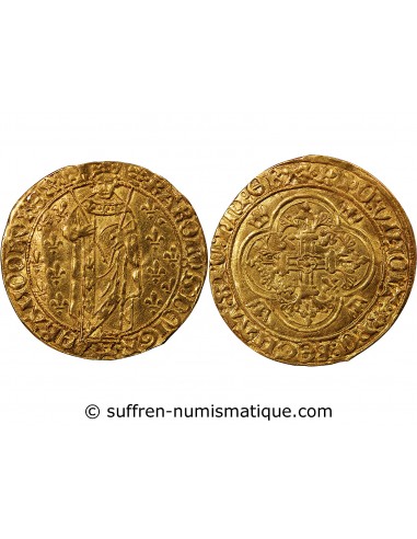 CHARLES VII - ROYAL D'OR 1422 / 1461 TOURS
