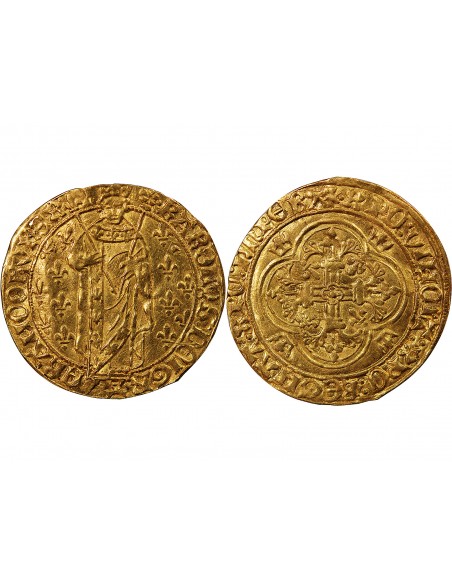 CHARLES VII - ROYAL D'OR 1422 / 1461 TOURS