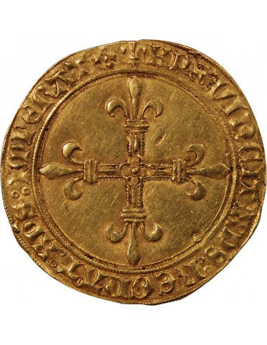 CHARLES VIII - ECU D'OR AU SOLEIL 1483 / 1498 LYON