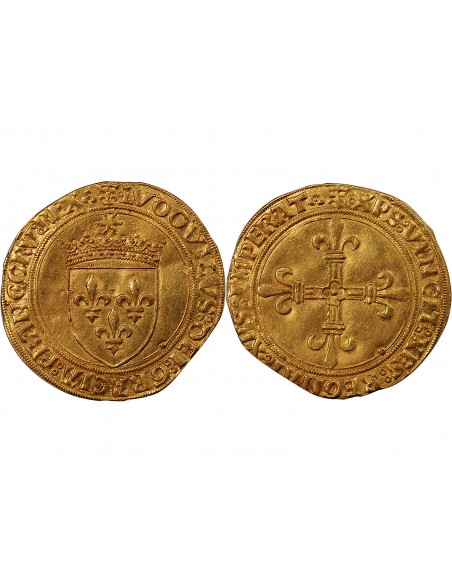 LOUIS XII - ECU D'OR AU SOLEIL 1498 / 1514 LYON