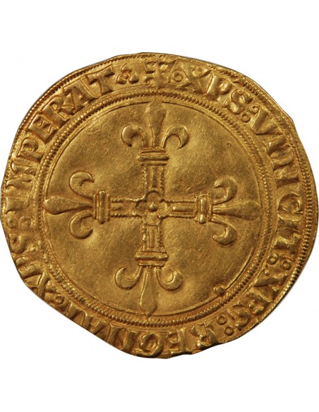 LOUIS XII - ECU D'OR AU SOLEIL 1498 / 1514 LYON