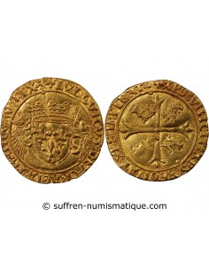 LOUIS XII - ECU D'OR AUX PORCS-EPICS 1498 / 1514 LYON