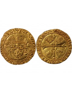 LOUIS XII - ECU D'OR AUX PORCS-EPICS 1498 / 1514 LYON 2