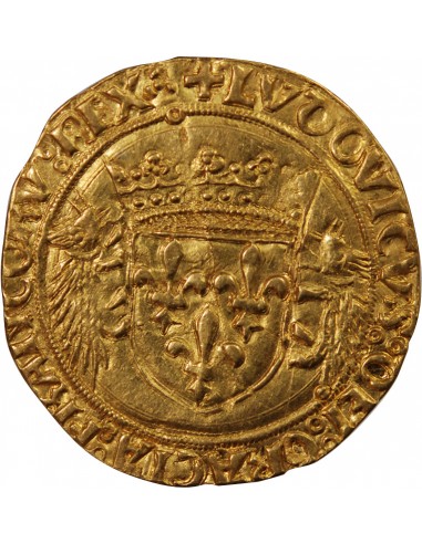 LOUIS XII - ECU D'OR AUX PORCS-EPICS 1498 / 1514 LYON