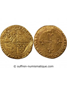 FRANCOIS Ier - ECU D'OR AU SOLEIL DU DAUPHINE 1515 / 1547 ROMANS
