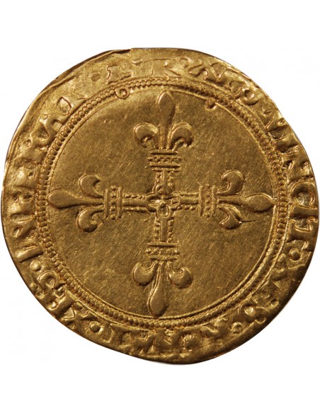 FRANCOIS Ier - ECU D'OR AU SOLEIL DU DAUPHINE 1515 / 1547 ROMANS