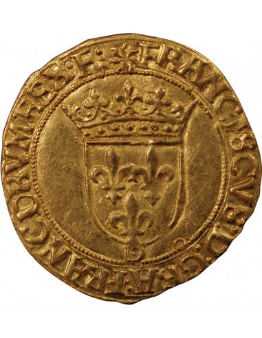 FRANCOIS Ier ﻿﻿- ECU D'OR A LA CROISETTE 1515 / 1547 LYON