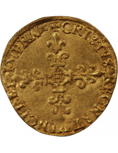 CHARLES IX ﻿﻿- ECU D'OR AU SOLEIL 1560 / 1574 LA ROCHELLE